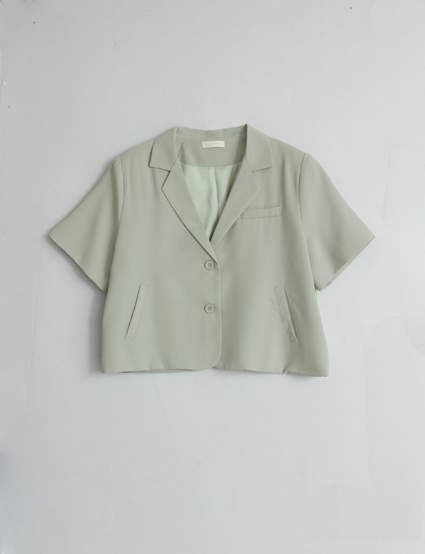 MISS. Silky Cool Refined Tailored Plus Size Blazer