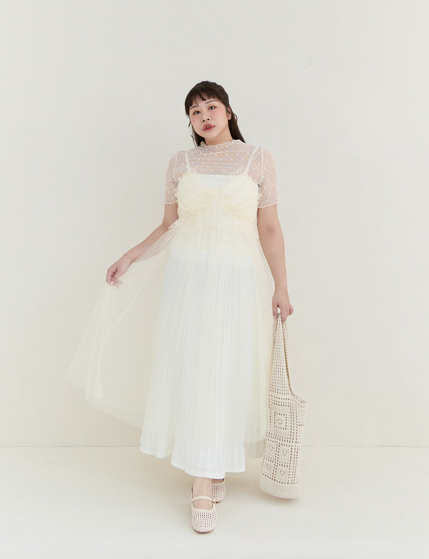 MISS. Japanese Style Adjustable Layered Plus Size Long Vest