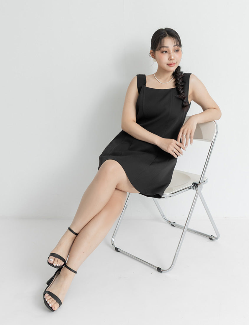 MISS. Slim Fit Tweed Plus Size Mini Dress