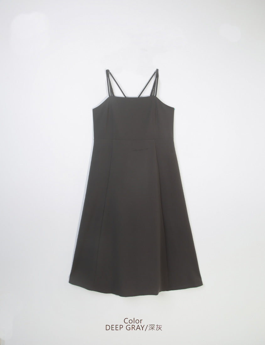 MISS. Elegant Strapless Criss-Cross Plus Size Strap Dress