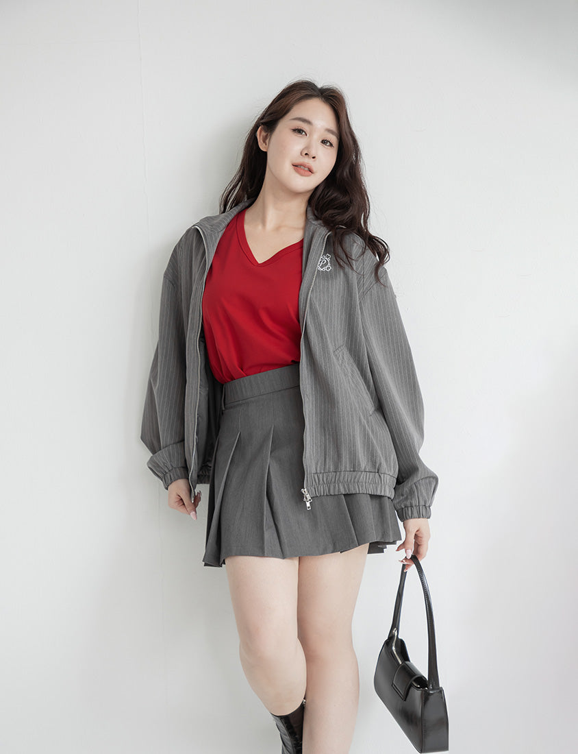 Upgraded 2.0! V-Neck Plus Size Slim Tee