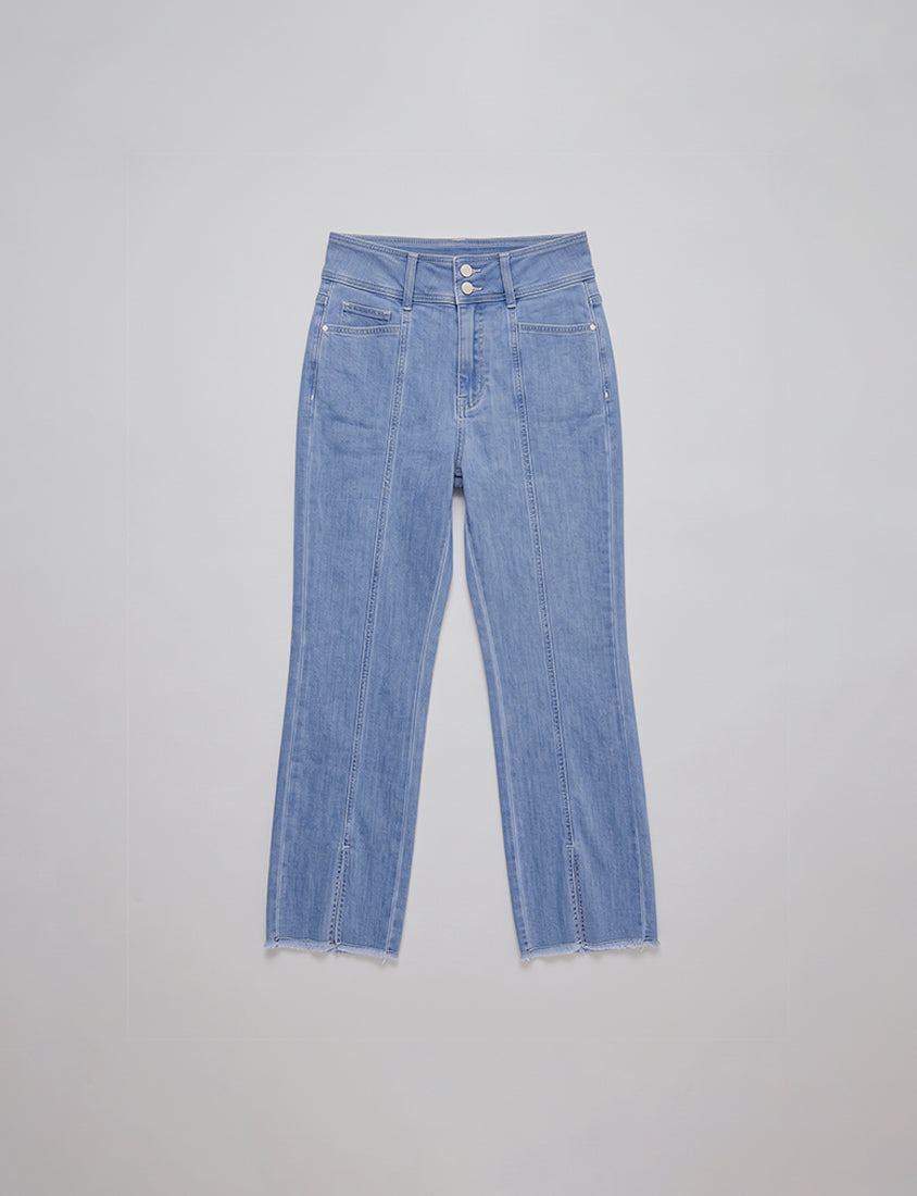 MUA! High Waist Tummy Flattering Supermodel Plus Size Flared Jeans
