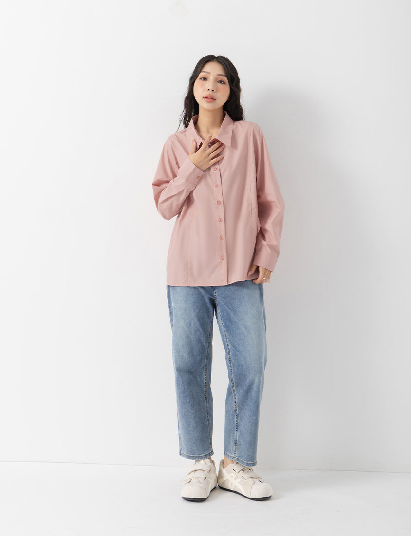Pear-Shaped Friendly! Perfect Fit Seamed Versatile Plus Size Shirt