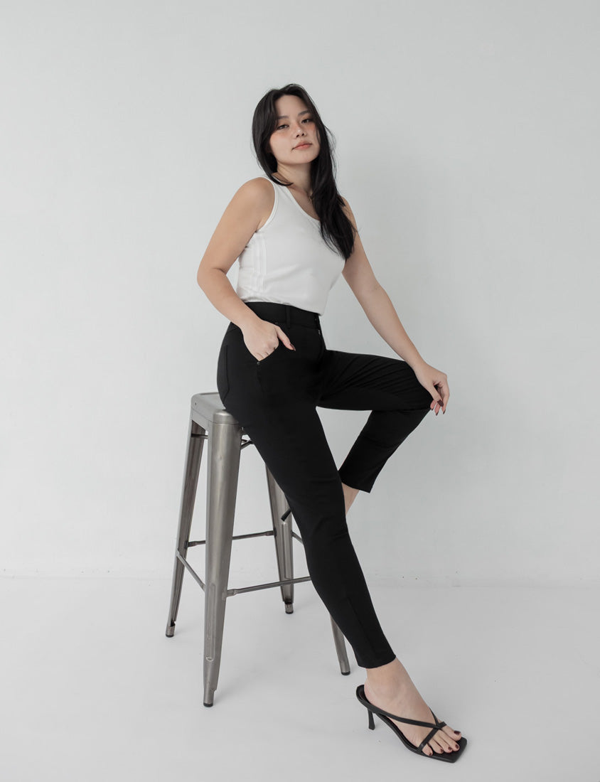 Tummy-Flattering Plus Size Slimming Pants  2.0 (Long)
