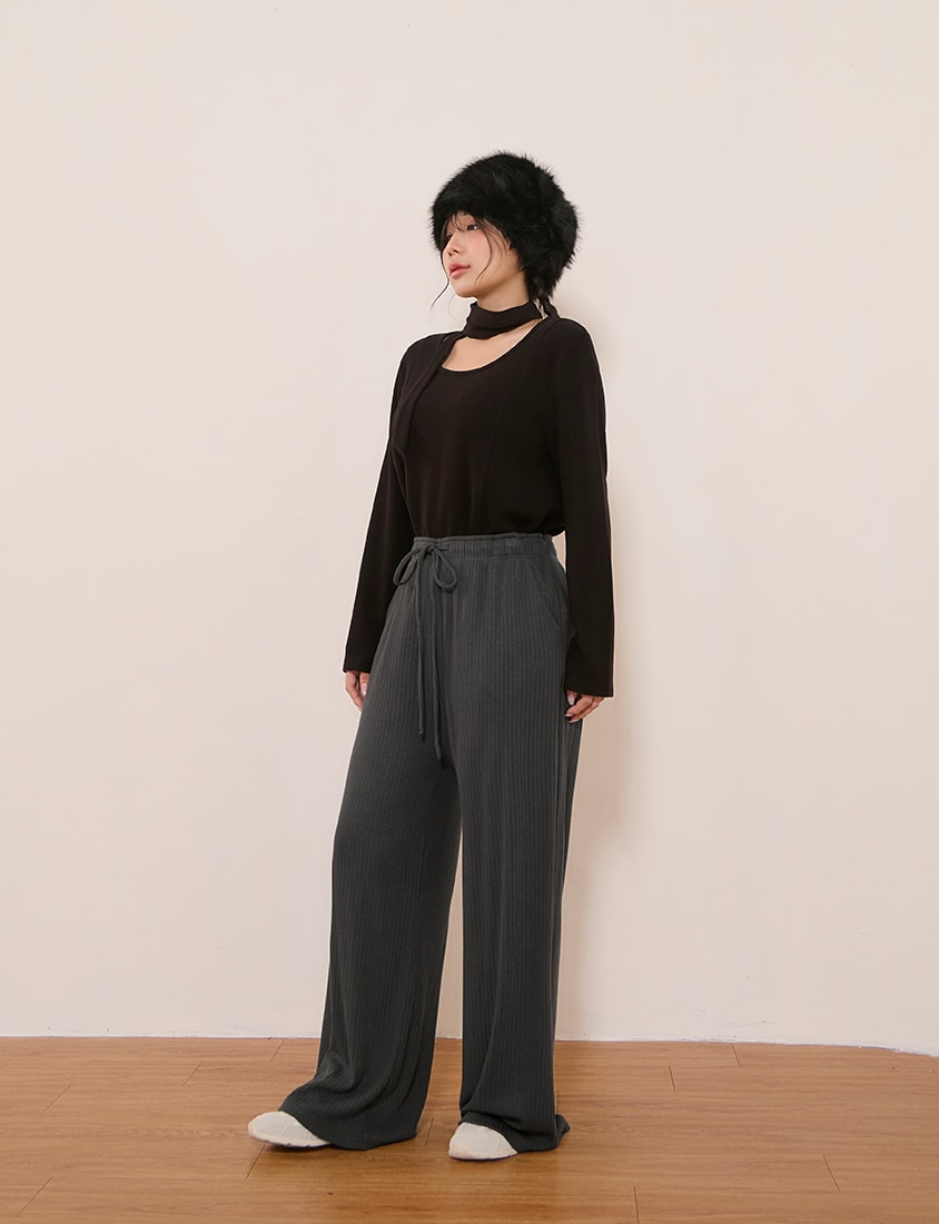Mochi-Soft Slimming Cashmere Plus Size Long Pants