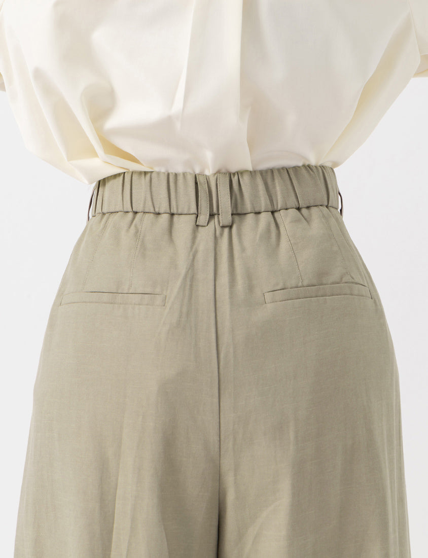 MISS. Tailored Pleated Lyocell Suit Plus Size Trousers