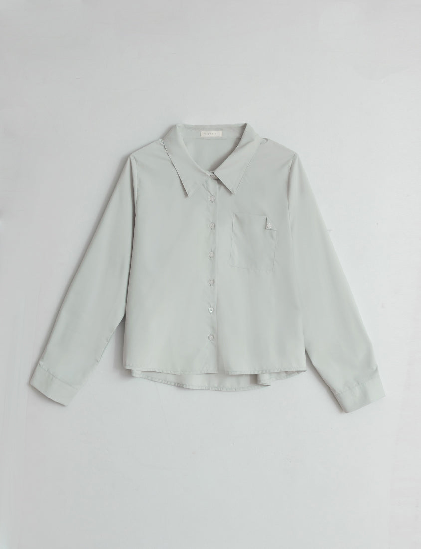 Instant Icy Cooling Cropped Sun Protection Plus Size Shirt