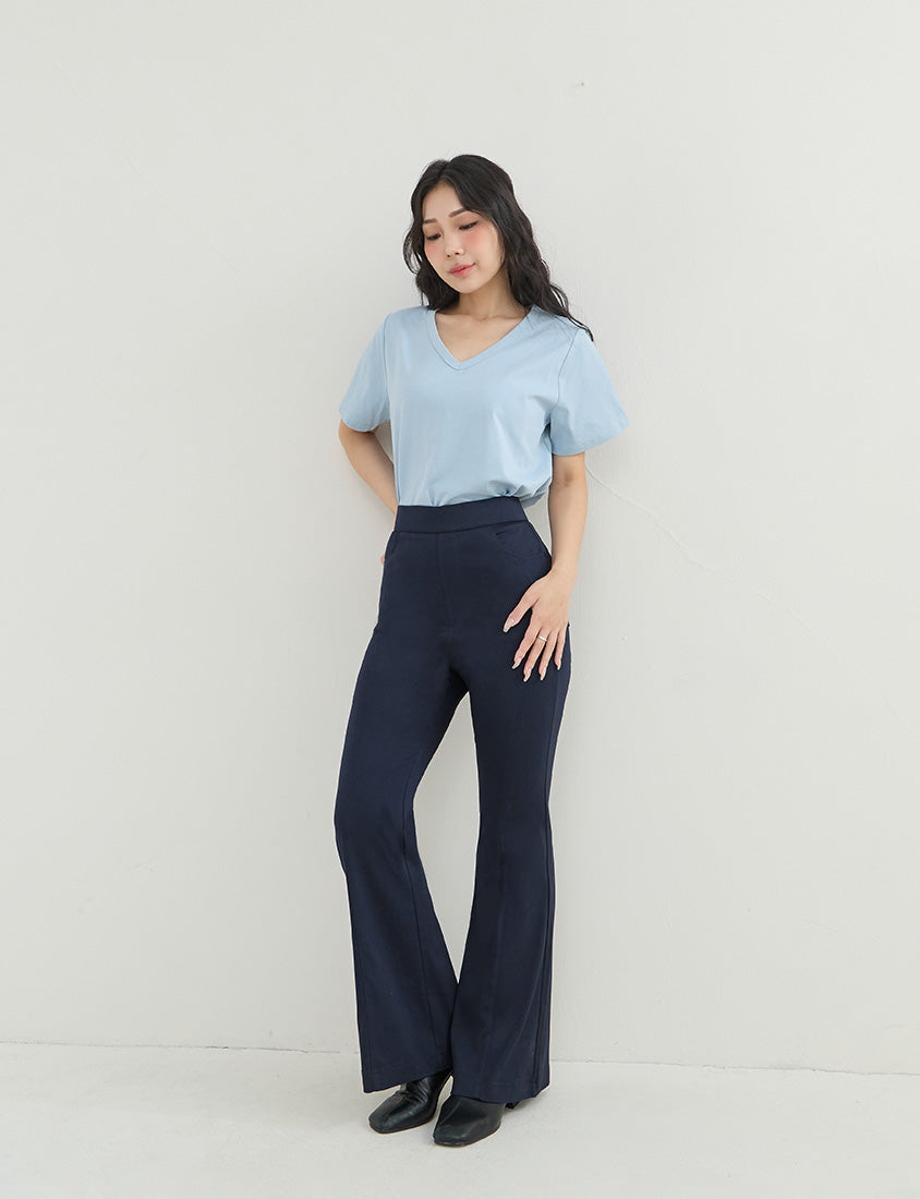 Hip-Lifting Stretch Plus Size Flared Pants