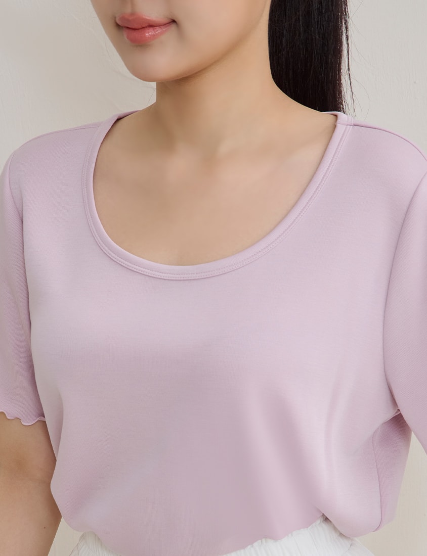 Instant Cool Cloud Cotton Crewneck Plus Size Tee