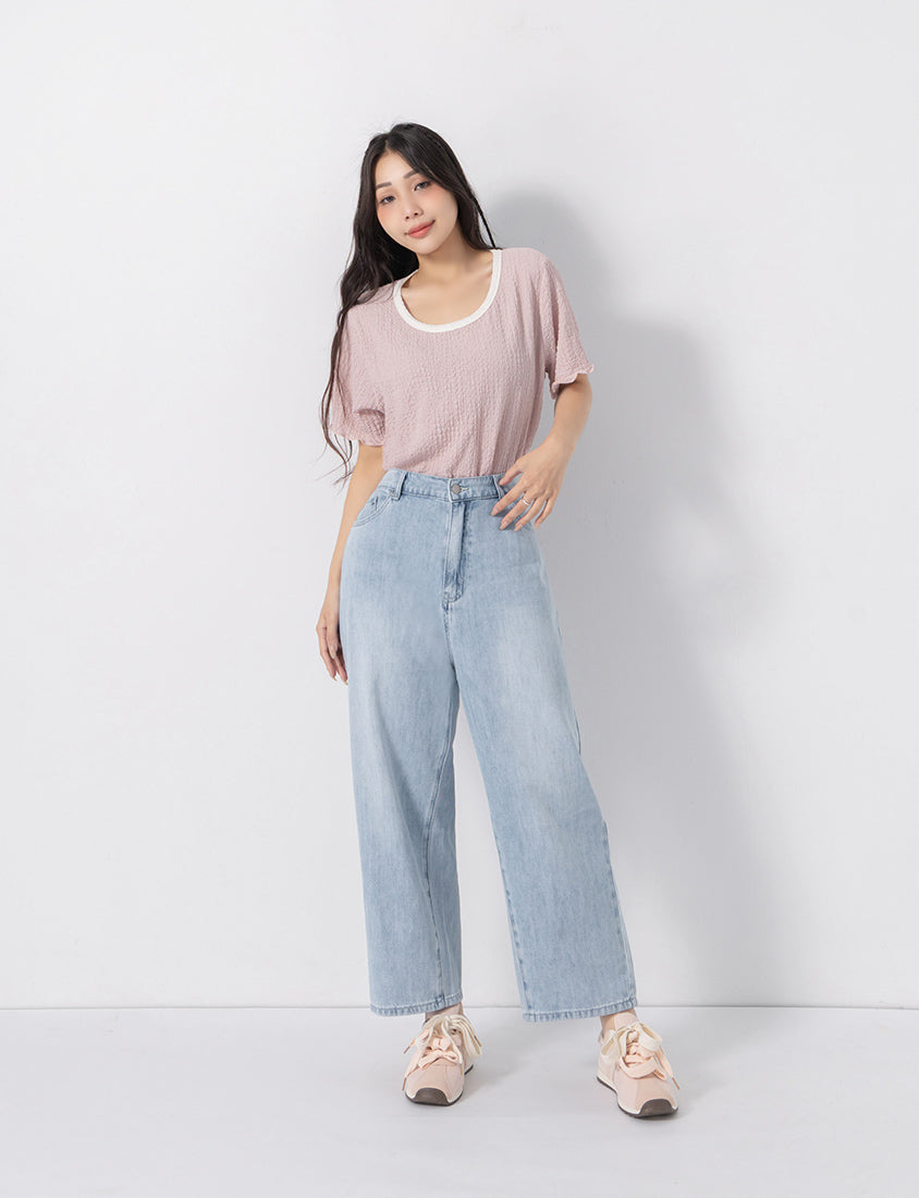 Pear-Shaped Friendly! Perfect Fit Slim Straight Cropped Plus Size Jeans