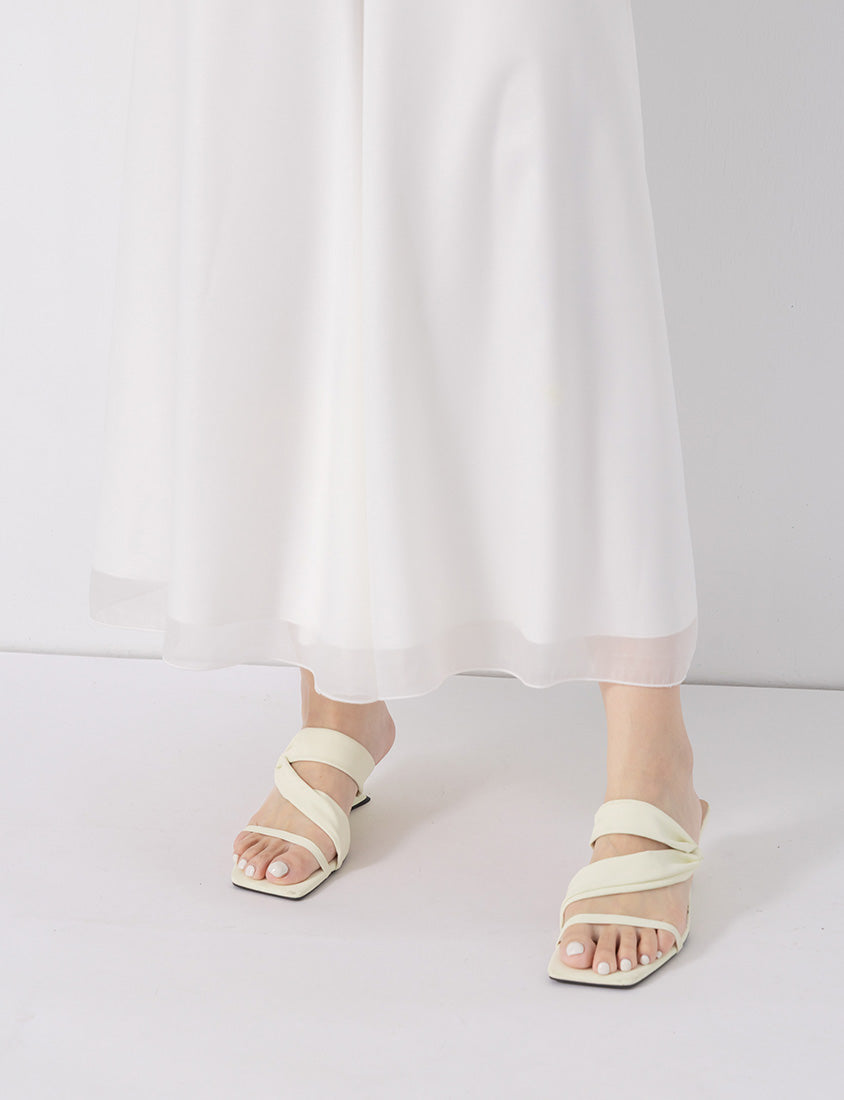 Wide Waistband Ethereal Sheer Plus Size Wide Leg Pants