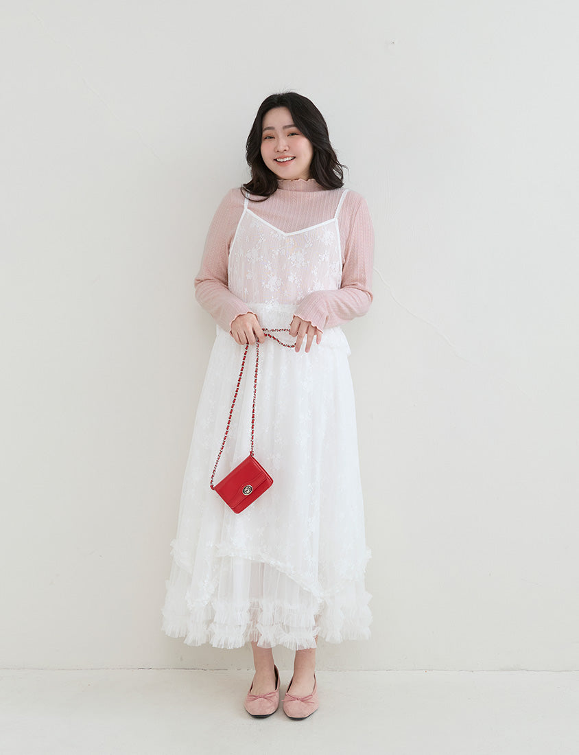 Soft Cable Knit Ribbed Rolled Edges Long Sleeve Plus Size Top