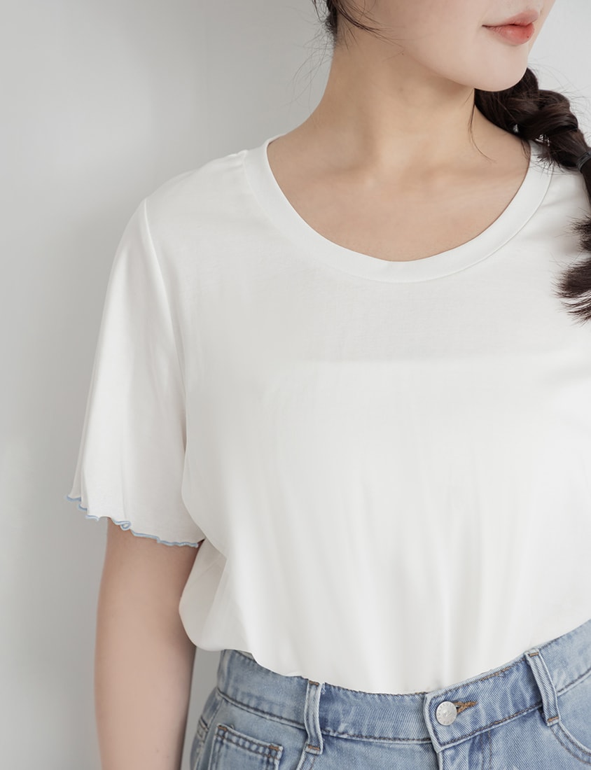 (Crew Neck) Zero Sweat Mark Cooling Plus Size Tee