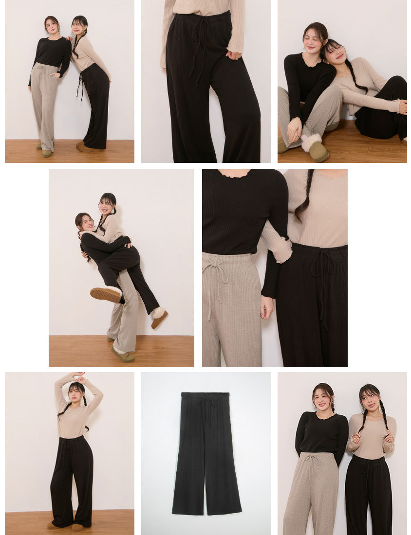 Mochi-Soft Slimming Cashmere Plus Size Long Pants