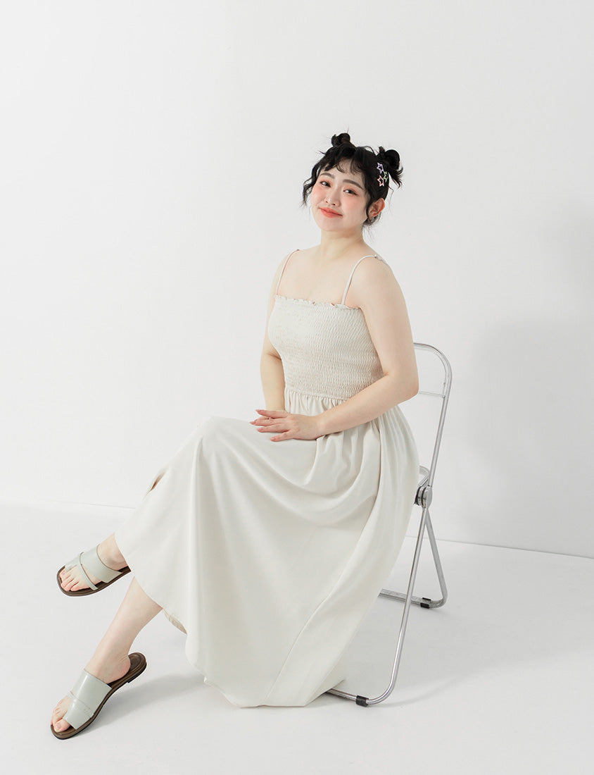 Versatile Adjustable Strap Plus Size Maxi Dress