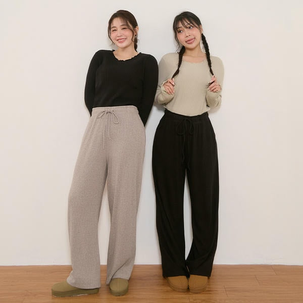 Mochi-Soft Slimming Cashmere Plus Size Long Pants