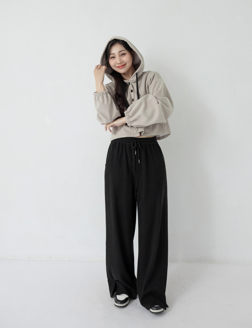 Comfy Slimming Drawstring Fine Plus Size Ribbed Pants