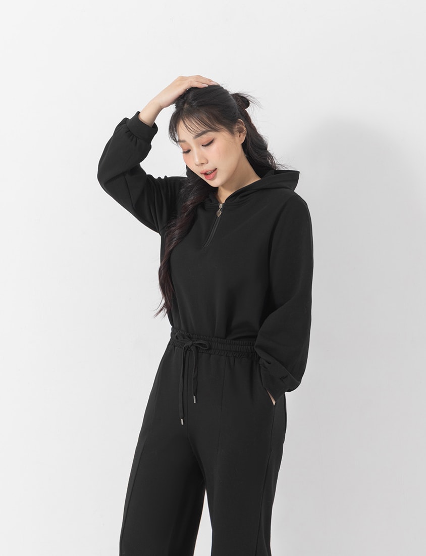 Comfort Deodorizing Brushed Lined Plus Size Hoodie