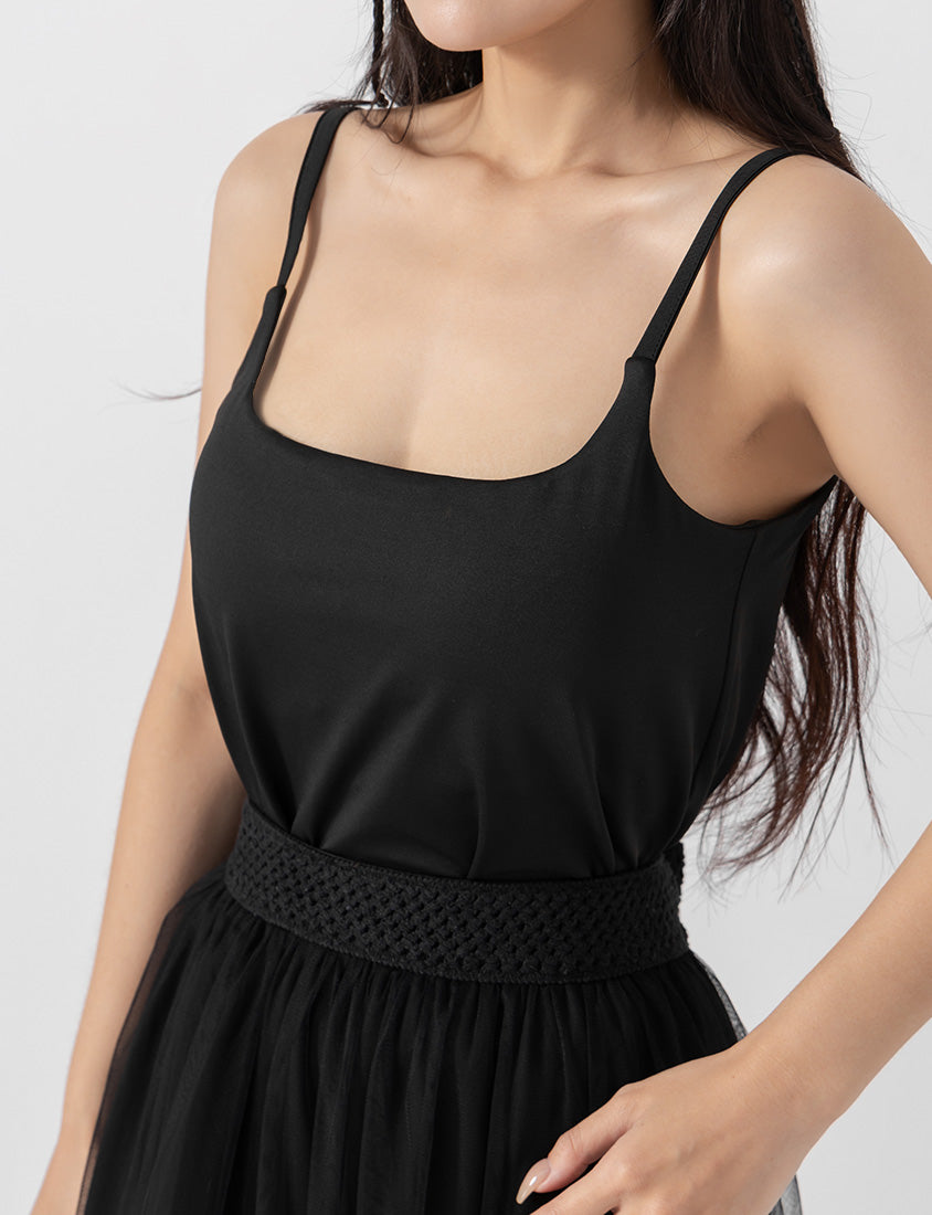 Pobra. Cooling Skin-Friendly Open-Back Plus Size Bra Top