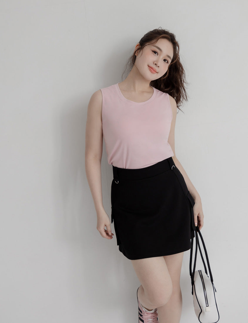 Everyday Basic Crewneck Plus Size Tank Top