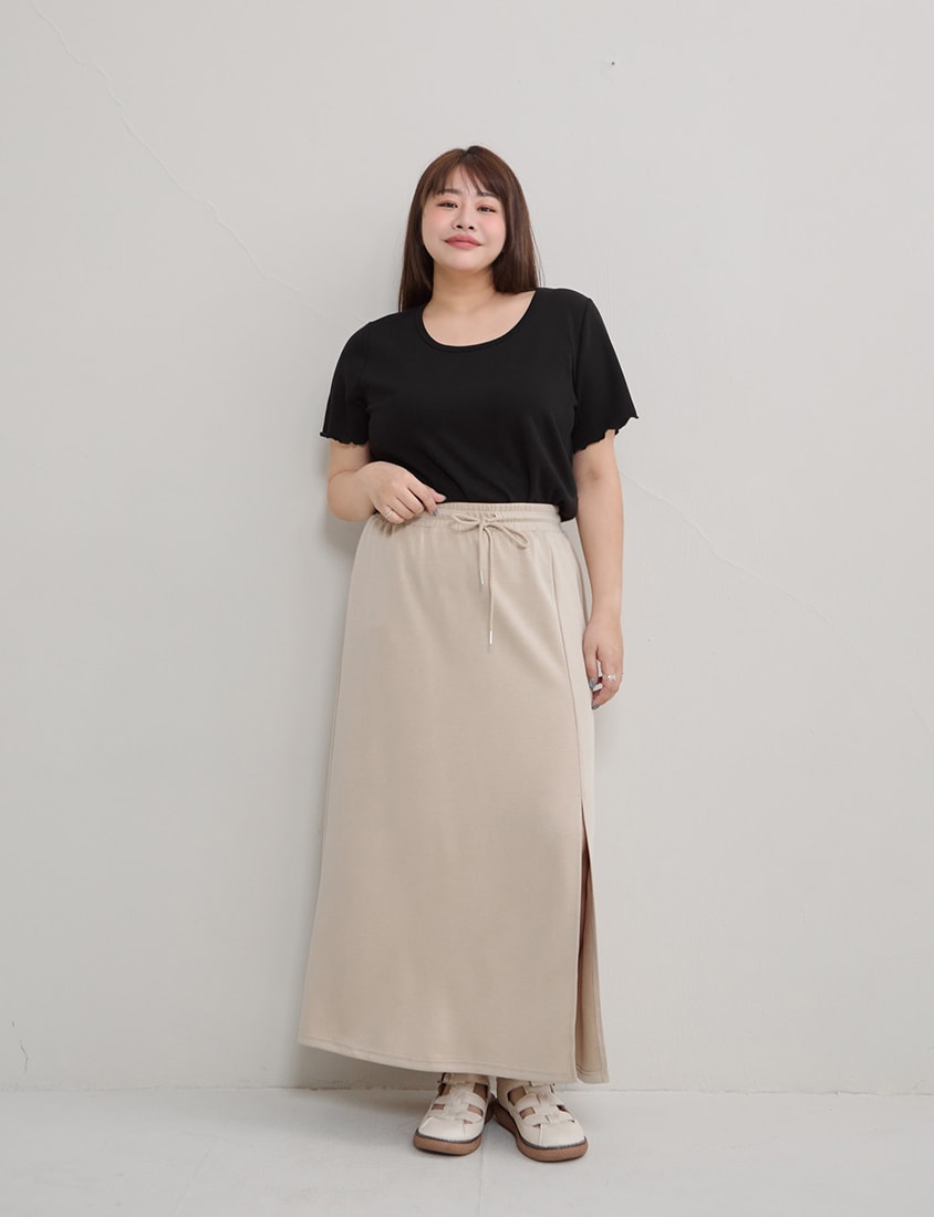 Instant Cool Cloud Cotton Crewneck Plus Size Tee
