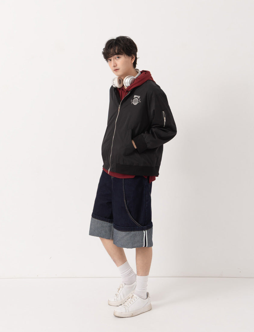 Lucky Cover Cat Embroidered Hoodie (Unisex) (MIND.A.DAY Collaboration)