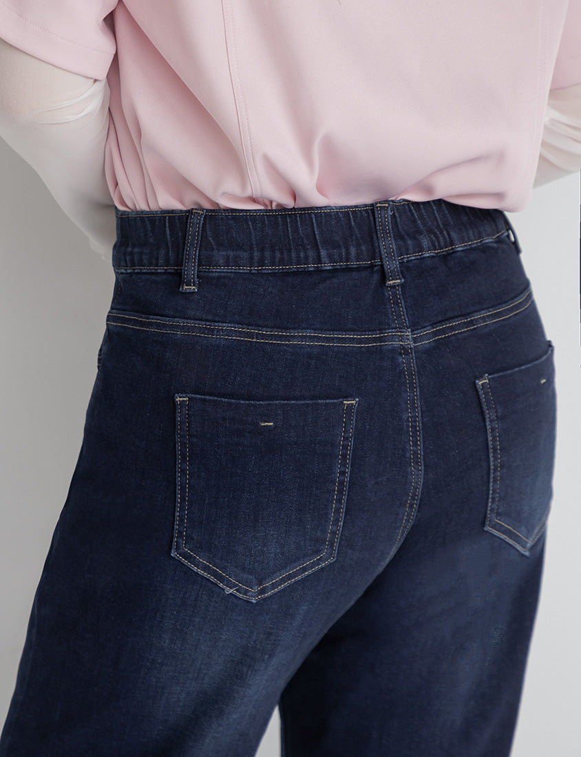 Zero Restriction Cloud Denim Plus Size Cropped Jeans (Regular)