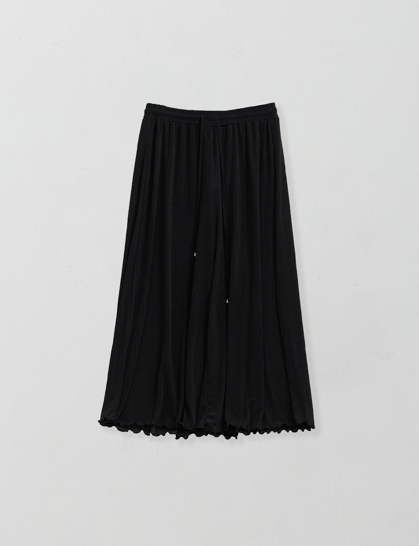 Instant Icy Cooling Slimming Ribbed Plus Size Wide Leg Pants