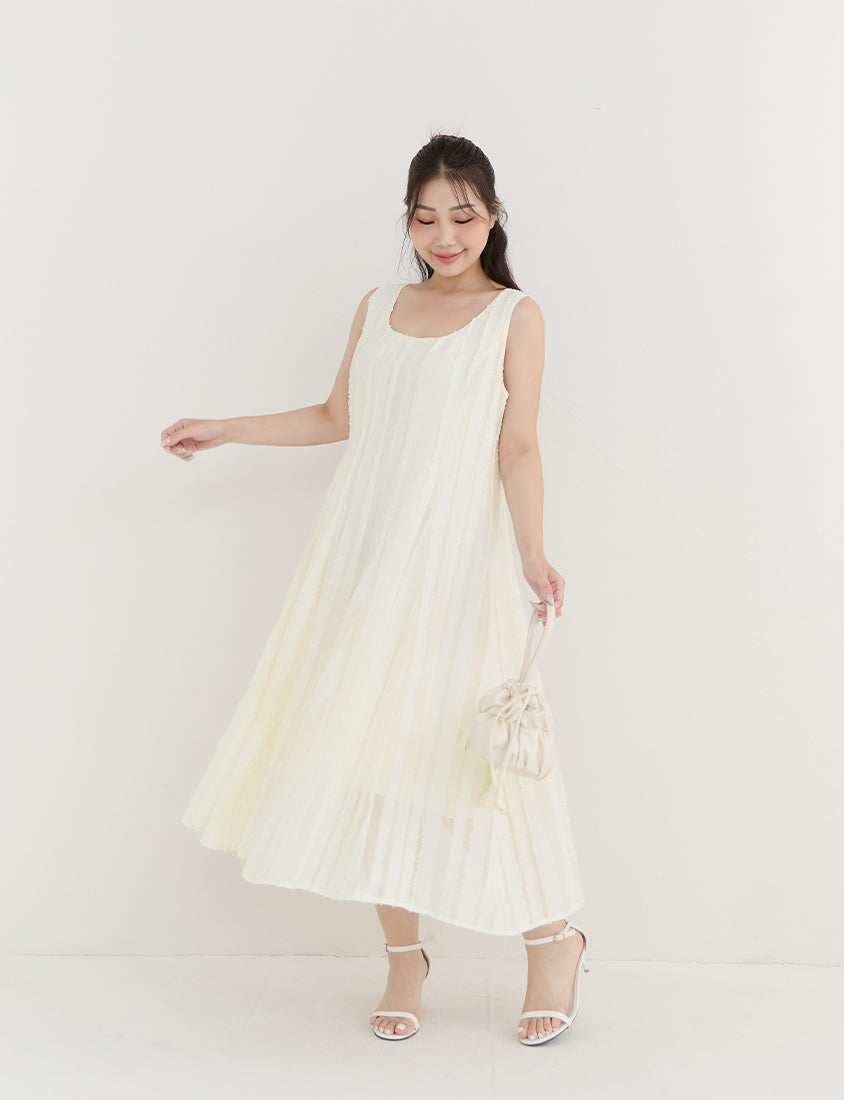 Pear-Shaped Friendly! Perfect Fit Jacquard Elegant Plus Size Maxi Dress