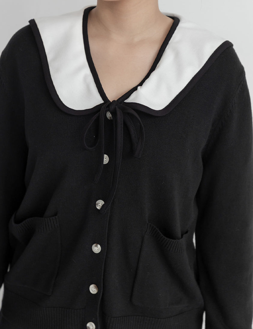 Skin-Friendly Tencel Silky Wool V-Neck Plus Size Knit Cardigan