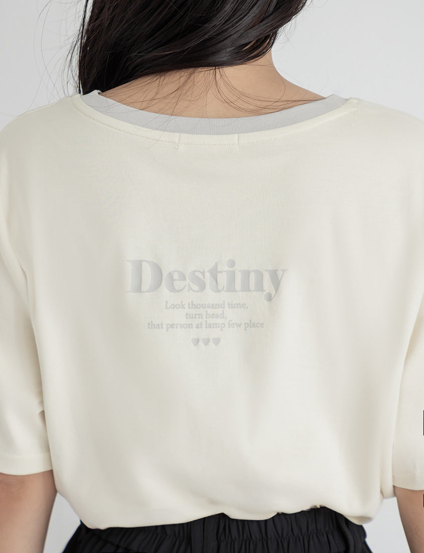 Instant Cooling Flocked Oversized Plus Size Tee