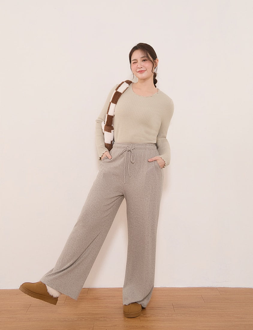 Mochi-Soft Slimming Cashmere Plus Size Long Pants