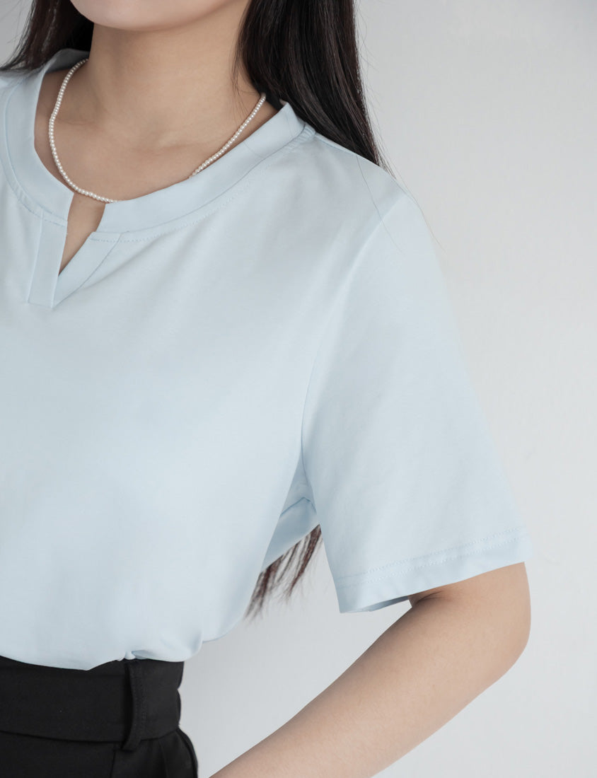 MISS. Silky Cool V-Neck Plus Size Tee
