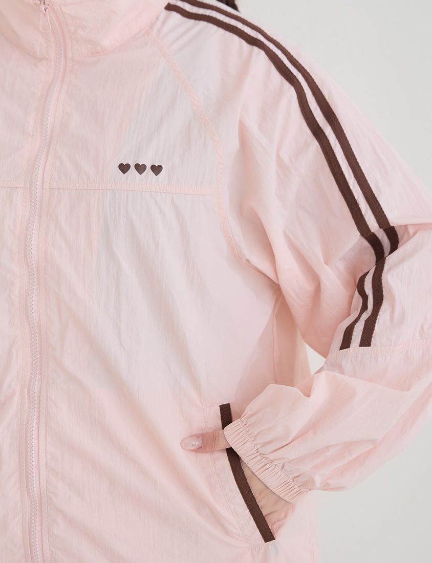 Instant Icy Cooling Contrast Sport Plus Size Jacket