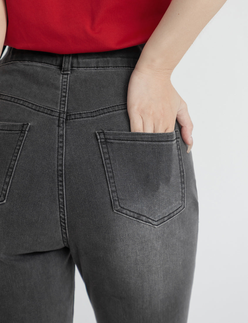 Push-Up High Waist Tummy-Control Plus Size Jeans