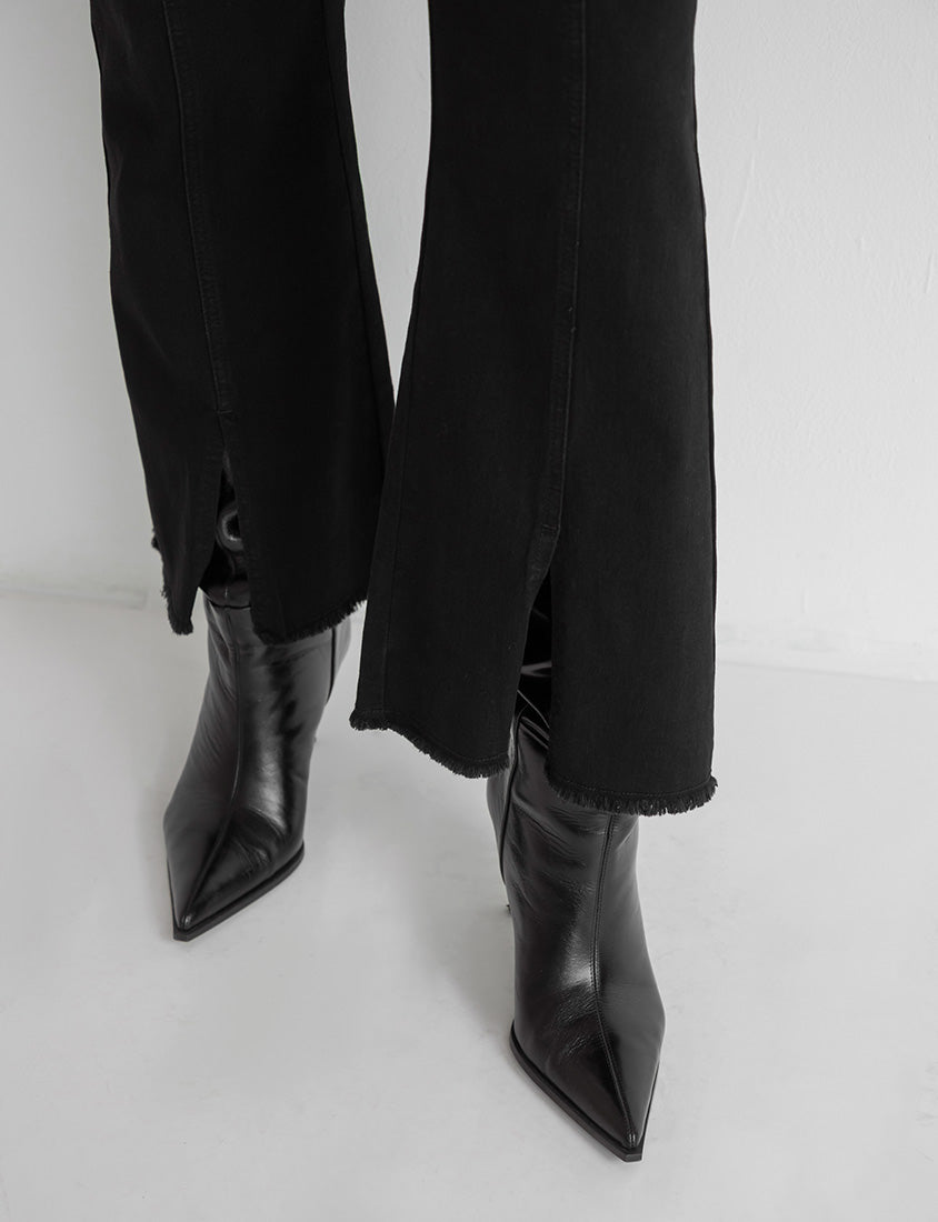 MUA! High Waist Tummy Flattering Supermodel Plus Size Flared Jeans