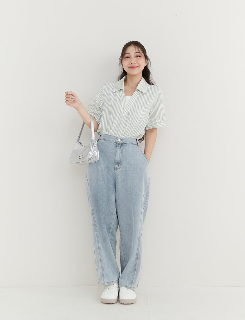 Pear-Shaped Friendly! Perfect Fit Plus Size Curved Leg Jeans