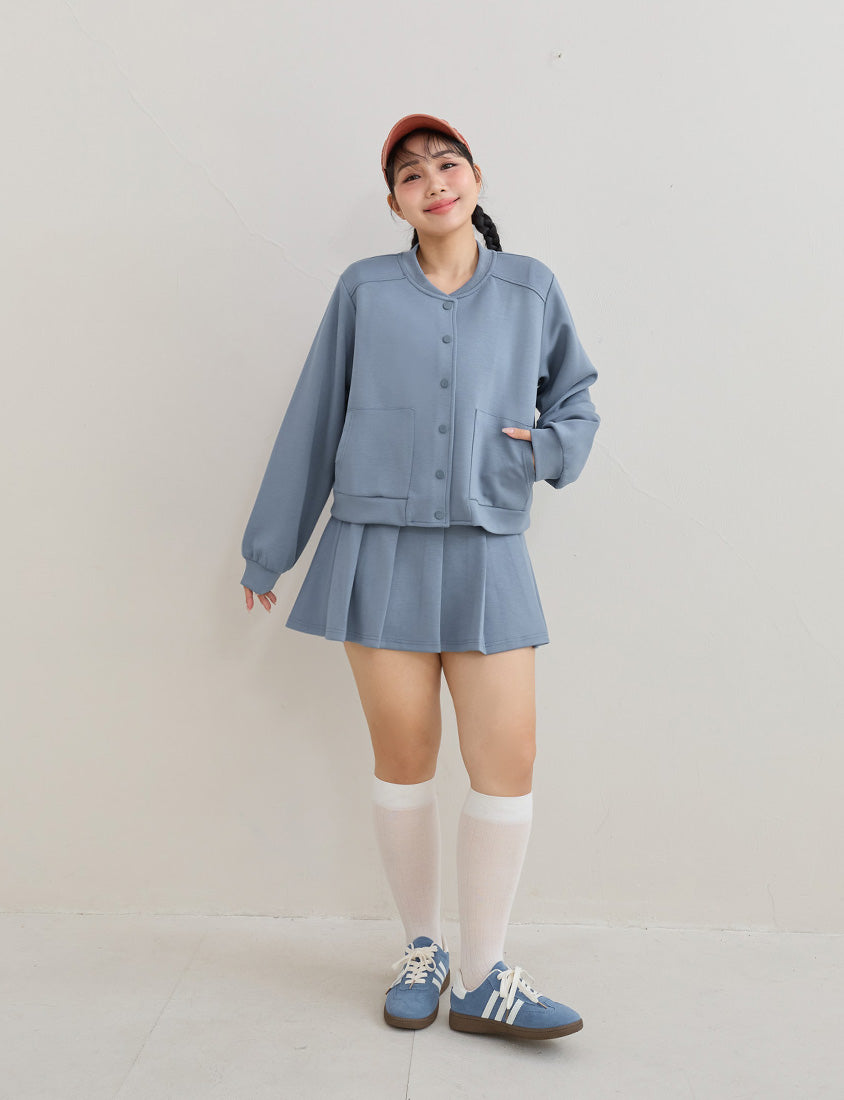 Everyday Essential Cloud Cotton Button-Up Plus Size Cardigan