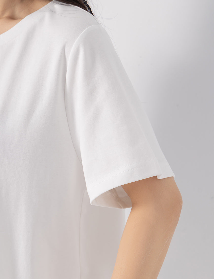 3D Gradient Floral Print Plus Size Tee