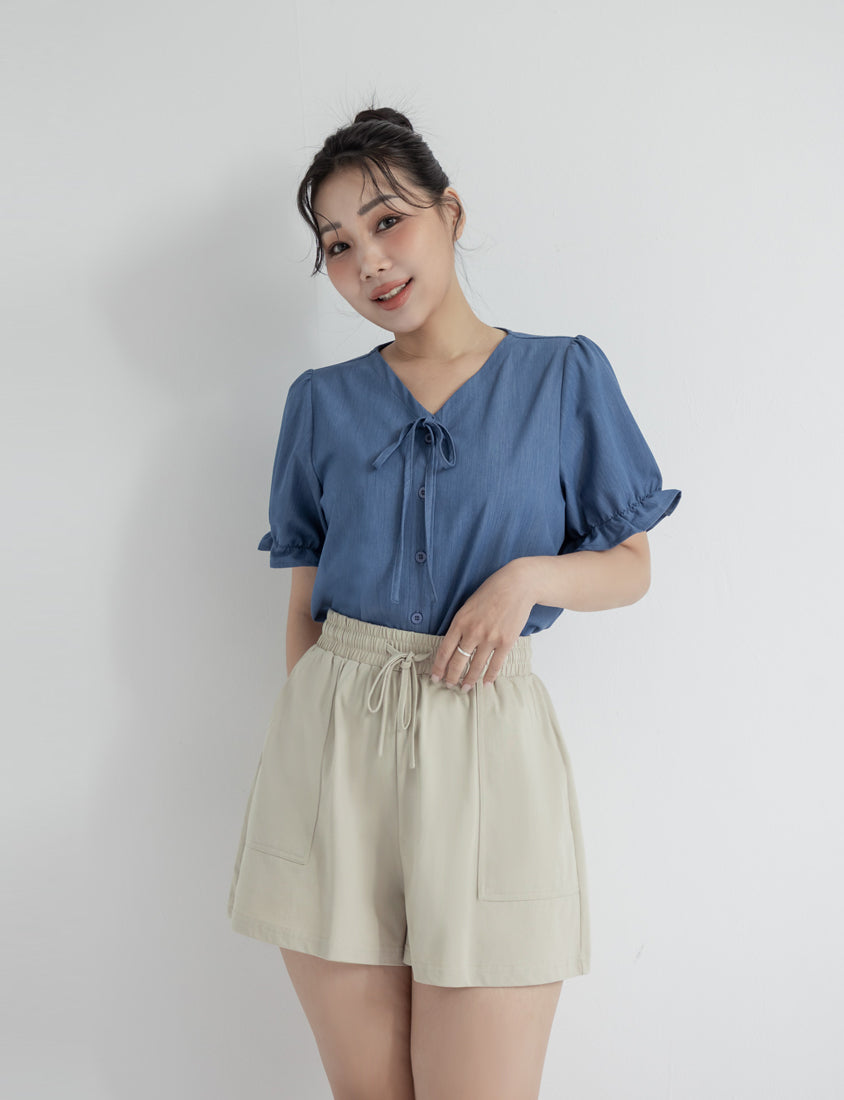 Instant Icy Cooling Sorona Drawstring Plus Size Shorts