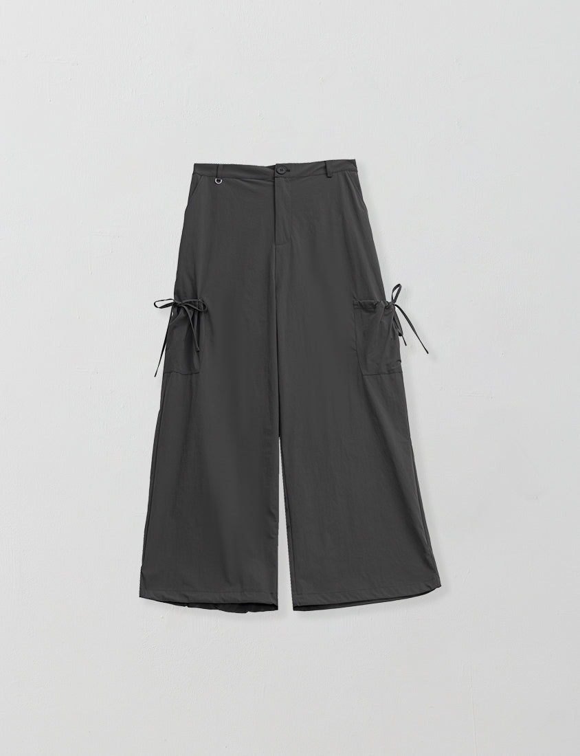 Instant Cooling UV-Protection Tie-Waist Plus Size Utility Pants