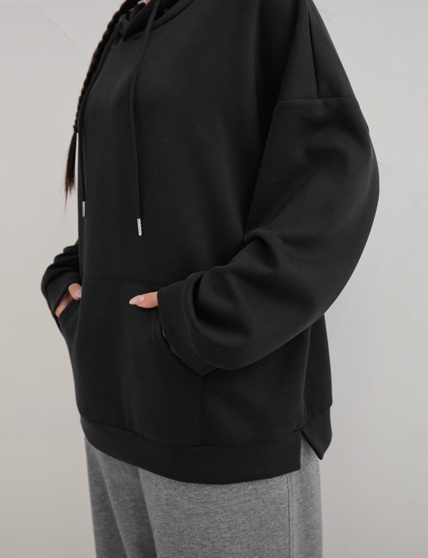 Sand Washed Cloud Cotton Oversize Plus Size Hoodie (Unisex)