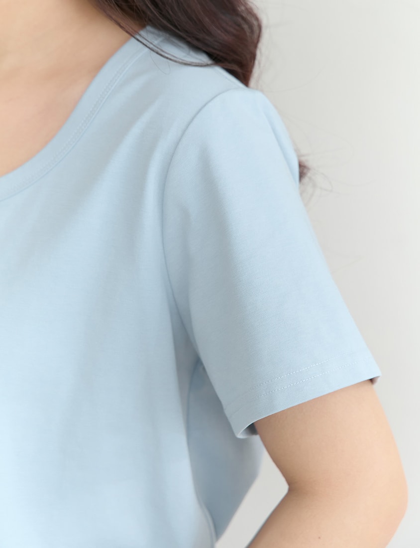 Upgraded 2.0! U-Neck Plus Size Slim Tee
