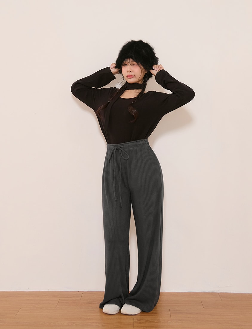 Mochi-Soft Slimming Cashmere Plus Size Long Pants