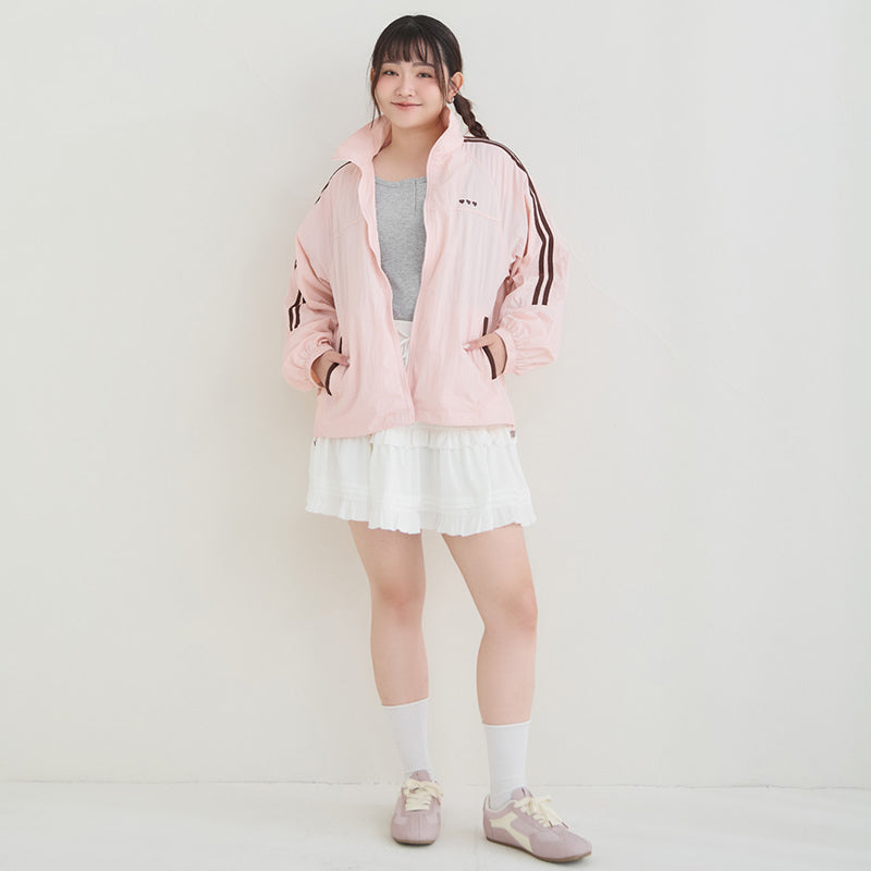 Instant Icy Cooling Contrast Sport Plus Size Jacket
