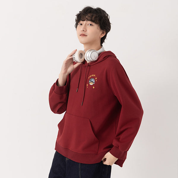 Lucky Cover Cat Embroidered Hoodie (Unisex) (MIND.A.DAY Collaboration)