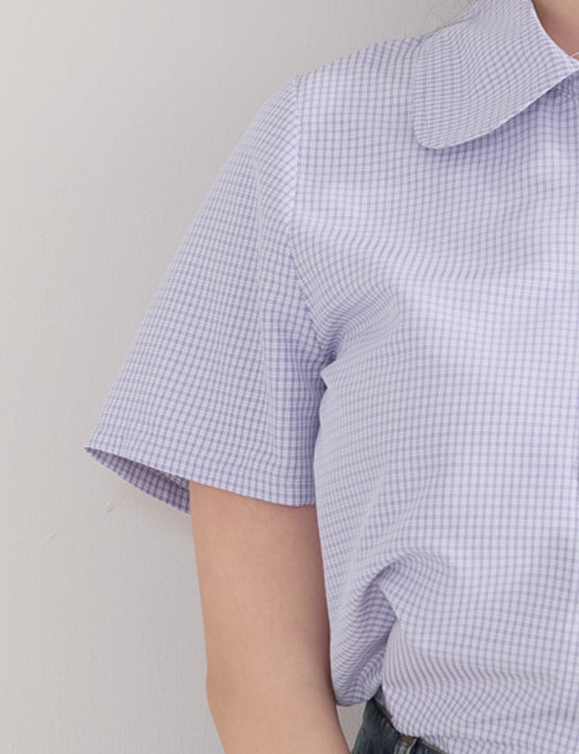 Japanese Style Double-Breasted Plaid Plus Size Shirt