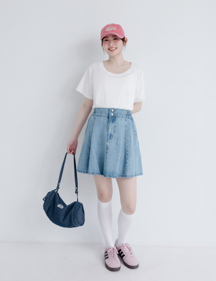 Silky Cool Liquid Touch Cotton Short Sleeve Plus Size Tee