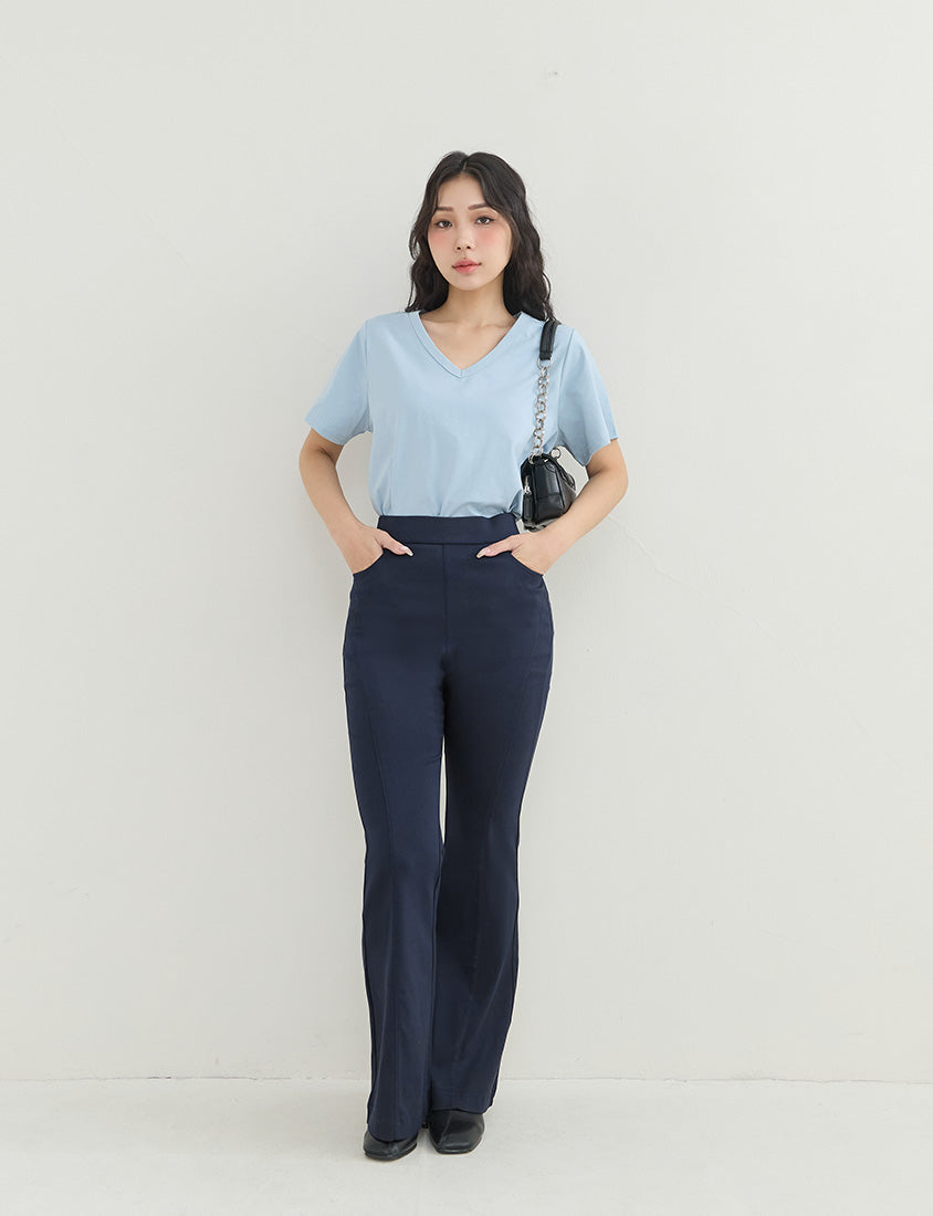 Hip-Lifting Stretch Plus Size Flared Pants