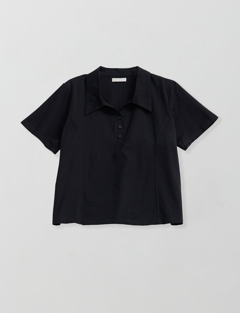 Cooling Slim Fit Polo Plus Size Top